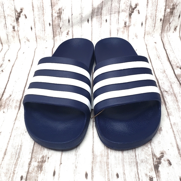 NEW Men's Adidas Adilette Aqua Slides - Picture 2 of 6